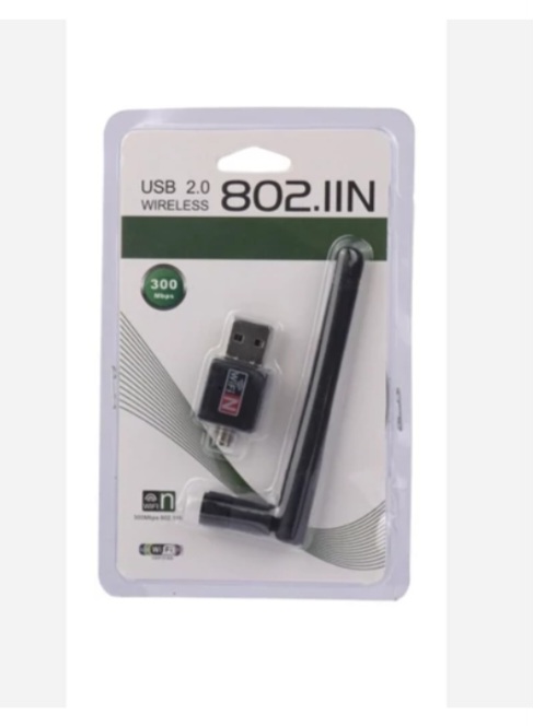 دانگل کارت شبکه بی سیم آنتن دار 802-IIN 300Mbps